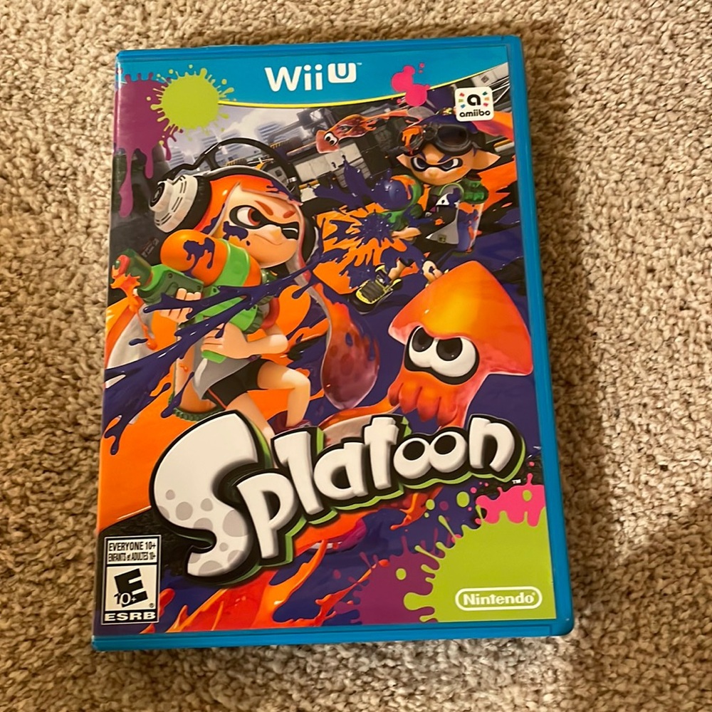 Nintendo Wii U Splatoon Game